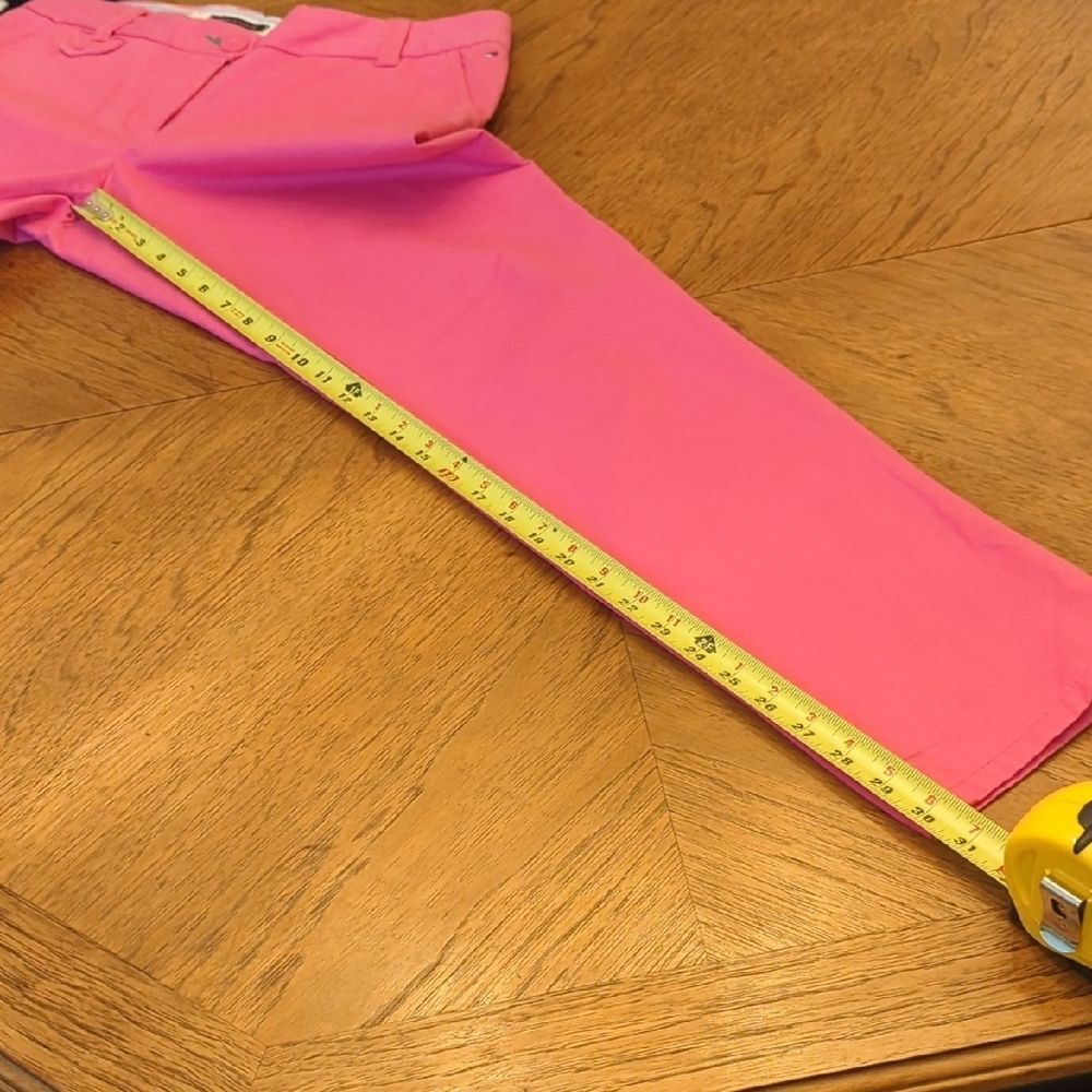 Tommy Hilfiger Women's Pink Casual Chino Pants Barbiecore - Picture 8 of 11